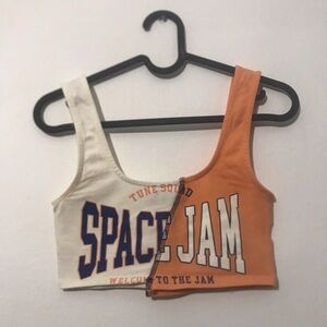 SPACE JEM shorts + crop top size Xs/s - pre loved but good conditions